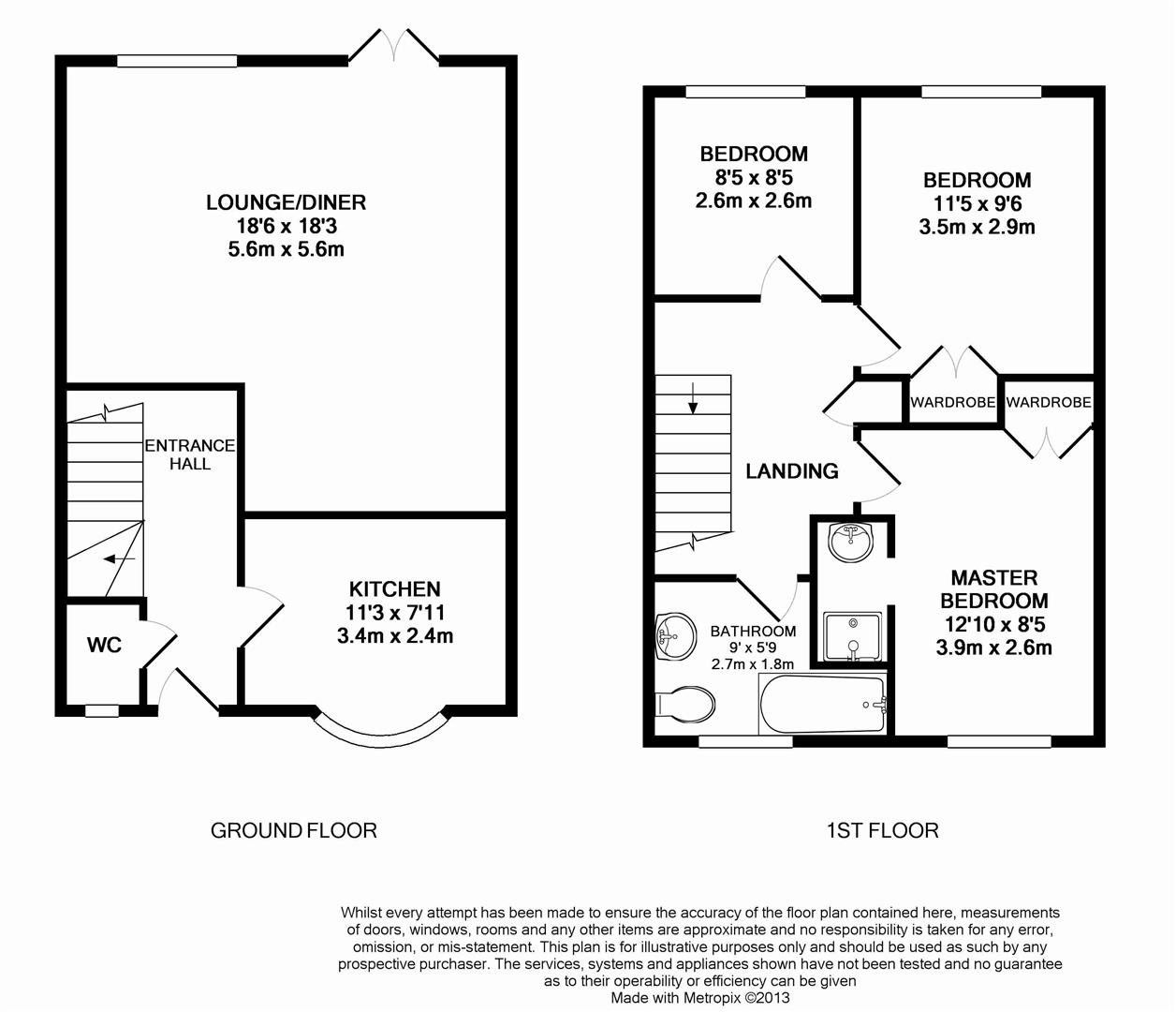 Floorplan for Tanbridge Place, Horsham